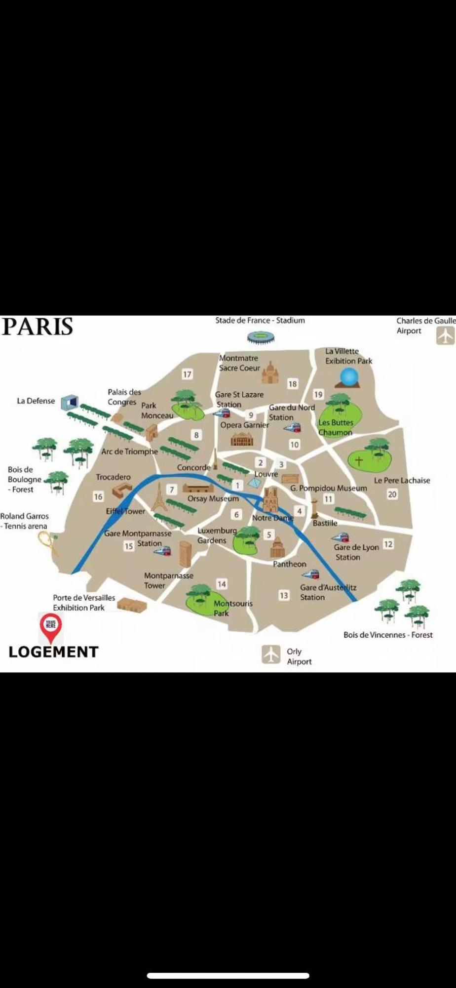 Appart 4 Personnes Proche Paris Tour Eiffel Мёдон Экстерьер фото
